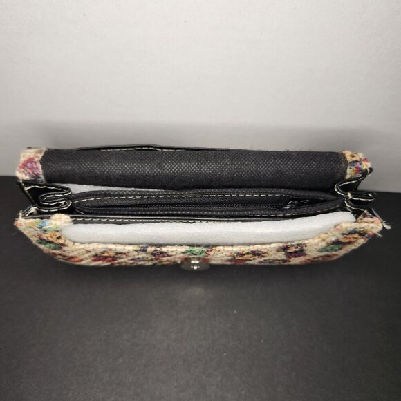 Woven Wallet Purse Pouch Bag Mexican Children Print - Picture 4 of 8